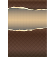 Abstract ripped paper scrap booking vector image
