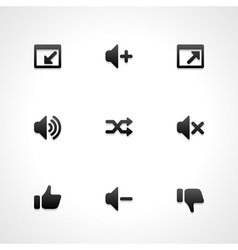 Web site icons vector image