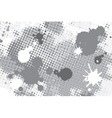 Halftone spot grunge background vector image