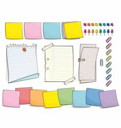 Office supplies vector image