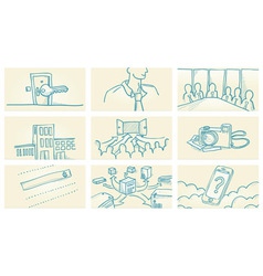 Business Office vector image