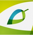 Green leaf concept vector image