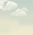 Cloud background vector image