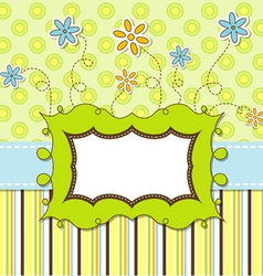 Greeting card vector image