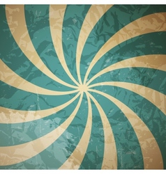 Retro vintage grunge hypnotic background vector image