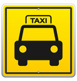 Taxi Sign in New York vector image