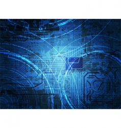 Grungy background vector image