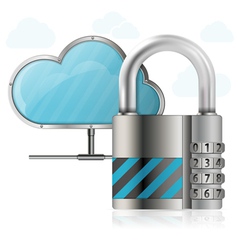 Padlock Safety vector image