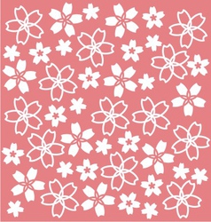 Sakura Pattern vector image
