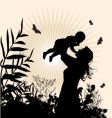 Happy family vector image