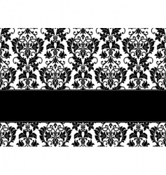 Floral background vector image