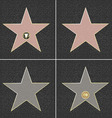 Walk of fame vector image