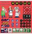 Medical collection vector image