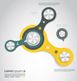 Infographic template vector image