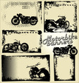 Motorbike grunge banners vector image