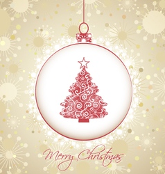 christmas background vector image vector image