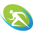 Sport silhouette series runner vector image