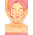 Facial spa vector image