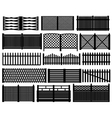 Fence set vector image