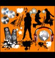Music design elements Music design elements vector image