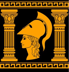 Memory of Athena vector image