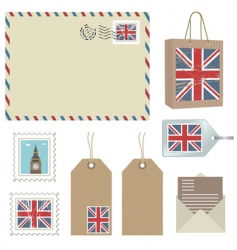 British postage vector image