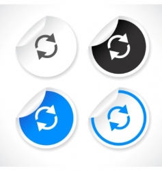 Stickers for web vector vector image