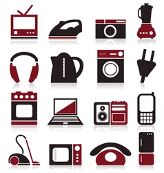 Home appliances vector image