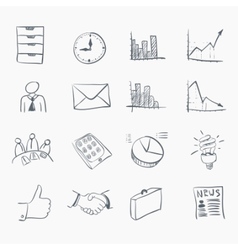 Sticker icon set vector image