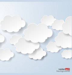 Abstract speech bubbles vector image