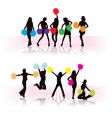 Cheerleaders vector image