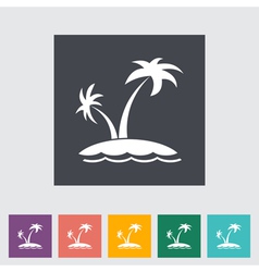 Palm tree vector image