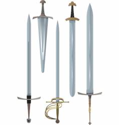 Swords vector image