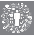 Media world vector image