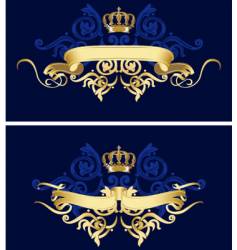 Ribbon design vector image