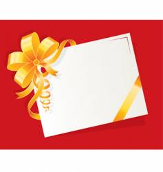 Gift card vector image
