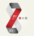 Modern Design template used for number banner vector image