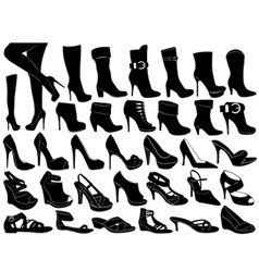Shoes set vector image