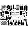 Wine set vector image