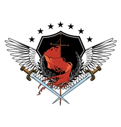 Vintage emblem vector image