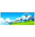 Amusement park vector image
