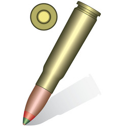 Cartridge vector image