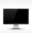 Black lcd monitor Black lcd monitor vector image