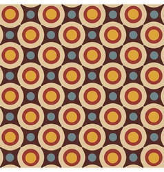 Geometrical pattern in retro colors vector image