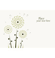 Flowers background vector image