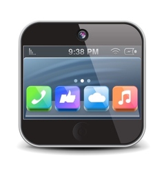 Mobile phone icon vector image