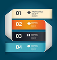 Modern Design template used for number banner vector image