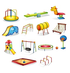 Play equipment vector image