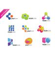Web icons and logos vector image