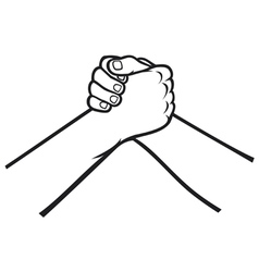 Handshake vector image